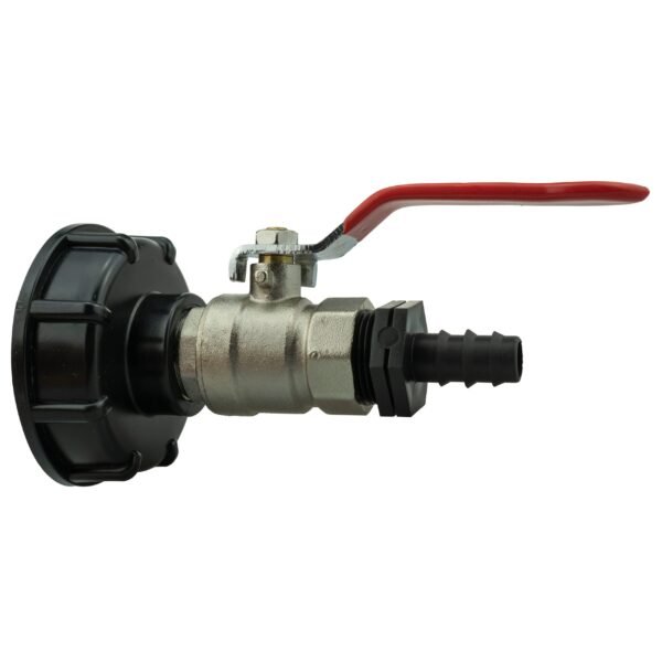 IBC 2” S60X6 Cap with Lever Valve and 16mm Barbed Straight IBC Kits Free Shipping 5