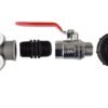 Ibc 2” s60x6 cap with lever valve and two-way splitter wl – home diy accessory uk ibc kits free shipping 2