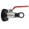 Ibc 2” s60x6 cap with lever valve and 19mm barbed tee – heavy duty pipe & hose fitting uk ibc tanks fittings free shipping 37