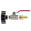 Ibc 2” s60x6 cap with lever valve and 13mm brass barb ibc tanks fittings free shipping 1