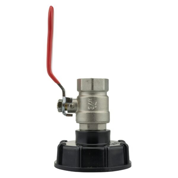 Ibc 2 inch s60x6 cap with 3/4 inch bspm-f lever valve – home diy accessory uk ibc kits free shipping 5