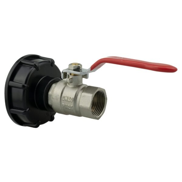 Ibc 2 inch s60x6 cap with 3/4 inch bspm-f lever valve – home diy accessory uk ibc kits free shipping 9