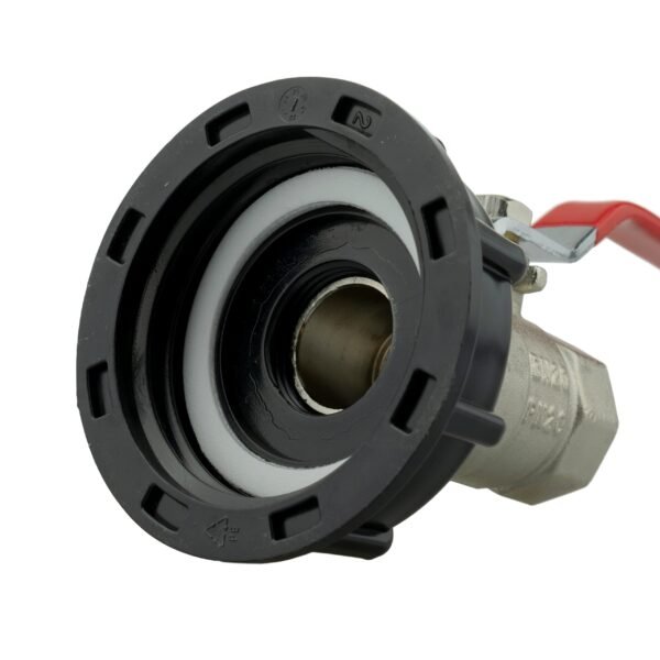 Ibc 2 inch s60x6 cap with 3/4 inch bspm-f lever valve – home diy accessory uk ibc kits free shipping 11