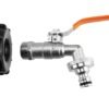 Ibc 2” s60x6 cap with quick connect lever tap ¾” bsp – heavy duty pipe & hose fitting uk ibc tanks fittings free shipping 39
