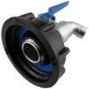 Ibc 2” s60x6 cap with basic garden tap ¾” bsp – heavy duty pipe & hose fitting uk ibc tanks fittings free shipping 27