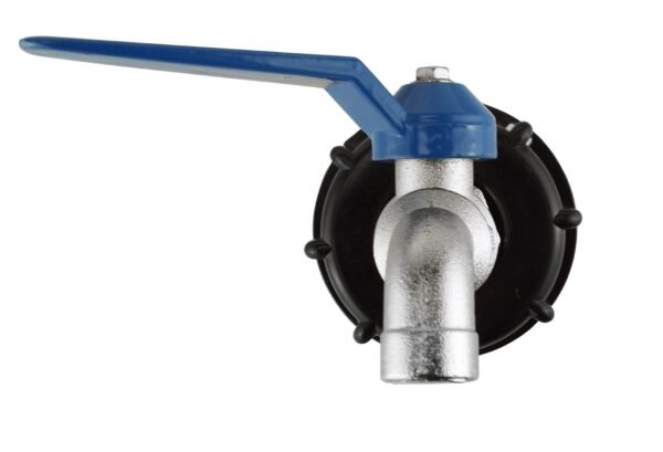 Ibc 2” s60x6 cap with basic garden tap ¾” bsp – heavy duty pipe & hose fitting uk ibc tanks fittings free shipping 13