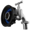 Ibc 2” s60x6 cap with nickle plated bib tap ¾” barb – heavy duty pipe & hose fitting uk ibc tanks fittings free shipping 41