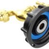 Ibc 2” s60x6 cap with polished brass quick connect tap – heavy duty pipe & hose fitting uk ibc tanks fittings free shipping 31