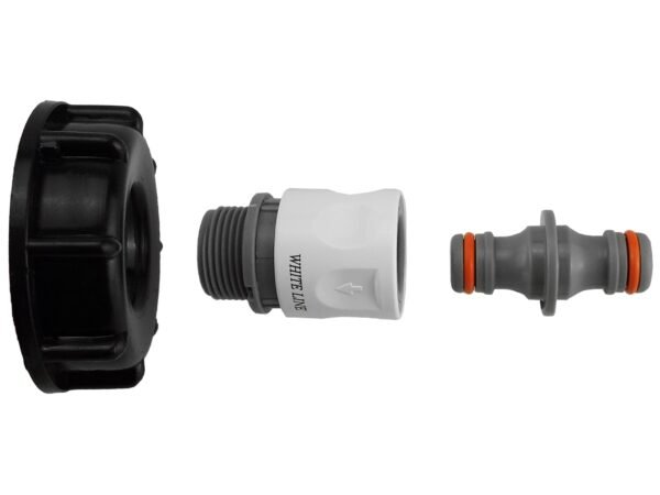 Ibc 2” s60x6 cap with ¾” bsp threaded hose connector and – heavy duty pipe & hose fitting uk ibc tanks fittings free shipping 2