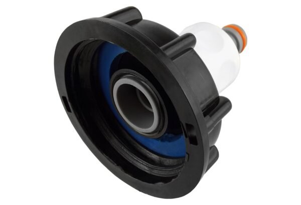 Ibc 2” s60x6 cap with ¾” bsp threaded hose connector and – heavy duty pipe & hose fitting uk ibc tanks fittings free shipping 8