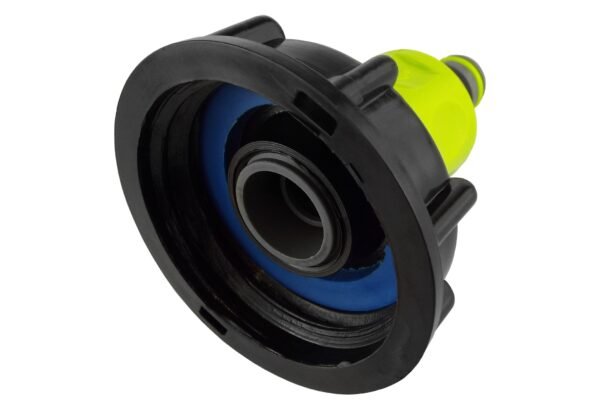 Ibc 2” s60x6 cap with ¾” bsp threaded hose connector and – heavy duty pipe & hose fitting uk ibc tanks fittings free shipping 25