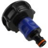 Ibc 2” s60x6 cap with ¾” bsp threaded hose connector blue ibc tanks fittings free shipping 2
