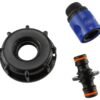 Ibc 2” s60x6 cap with ¾” bsp threaded hose connector blue ibc tanks fittings free shipping 6