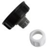 Ibc 2” s60x6 cap with direct ½” hose connector – heavy duty pipe & hose fitting uk ibc tanks fittings free shipping 27