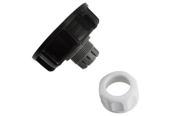 Ibc 2” s60x6 cap with direct ½” hose connector – heavy duty pipe & hose fitting uk ibc tanks fittings free shipping 7