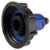 Ibc 2” s60x6 cap with ¾” bsp threaded hose connector blue ibc tanks fittings free shipping 8