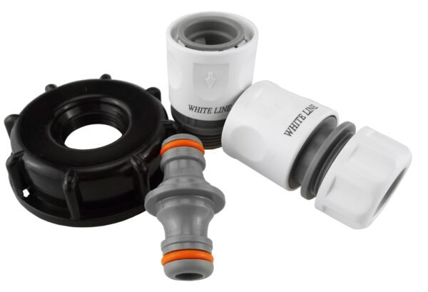 Ibc 2” s60x6 cap with threaded hose fitting, double male and – heavy duty pipe & hose fitting uk ibc tanks fittings free shipping 7