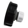 Ibc 2” s60x6 cap with direct ½” hose connector – heavy duty pipe & hose fitting uk ibc tanks fittings free shipping 29