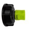 Ibc 2” s60x6 cap with ¾” bsp threaded hose connector lime – heavy duty pipe & hose fitting uk ibc tanks fittings free shipping 21