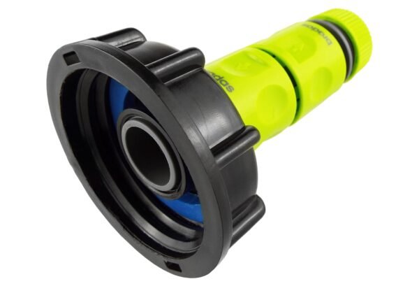 Ibc 2” s60x6 cap with threaded hose fitting, double male and – heavy duty pipe & hose fitting uk ibc tanks fittings free shipping 7
