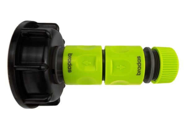Ibc 2” s60x6 cap with threaded hose fitting, double male and – heavy duty pipe & hose fitting uk ibc tanks fittings free shipping 11