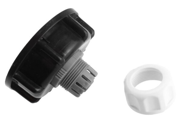 Ibc 2” s60x6 cap with direct ½” hose connector – heavy duty pipe & hose fitting uk ibc tanks fittings free shipping 11
