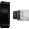 Ibc 2” s60x6 cap with ¾” bsp threaded hose connector wl – heavy duty pipe & hose fitting uk ibc tanks fittings free shipping 29