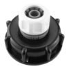 Ibc 2” s60x6 cap with direct ½” hose connector – heavy duty pipe & hose fitting uk ibc tanks fittings free shipping 33