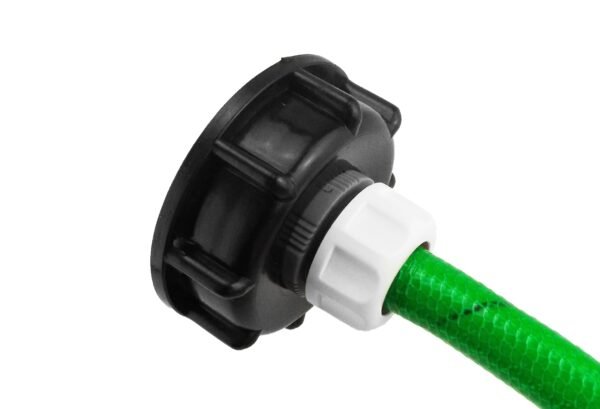 Ibc 2” s60x6 cap with direct ½” hose connector – heavy duty pipe & hose fitting uk ibc tanks fittings free shipping 15