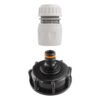 Ibc 2” s60x6 cap with male quick connector and hose – heavy duty pipe & hose fitting uk ibc tanks fittings free shipping 21