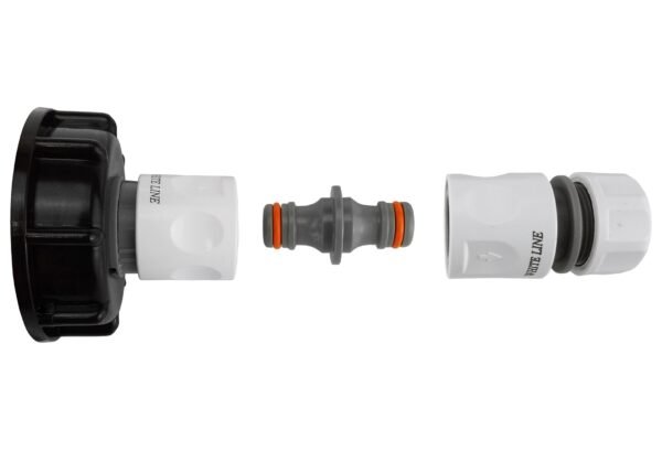 Ibc 2” s60x6 cap with threaded hose fitting, double male and – heavy duty pipe & hose fitting uk ibc tanks fittings free shipping 5