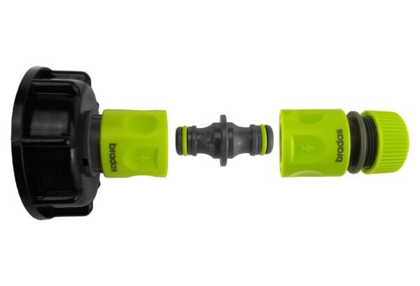 Ibc 2” s60x6 cap with threaded hose fitting, double male and – heavy duty pipe & hose fitting uk ibc tanks fittings free shipping 5
