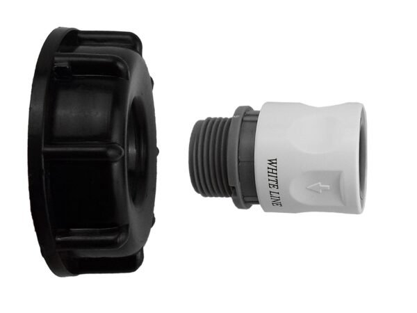 Ibc 2” s60x6 cap with ¾” bsp threaded hose connector wl – heavy duty pipe & hose fitting uk ibc tanks fittings free shipping 11