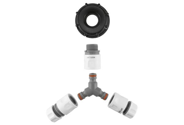 Ibc 2” s60x6 cap with ¾” bsp threaded hose connector, three – heavy duty pipe & hose fitting uk ibc tanks fittings free shipping 9