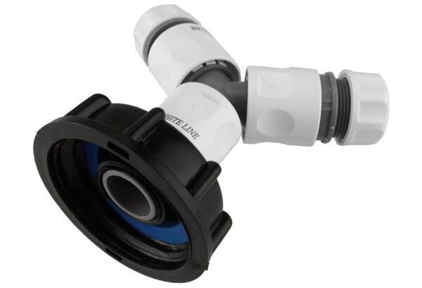Ibc 2” s60x6 cap with ¾” bsp threaded hose connector, three – heavy duty pipe & hose fitting uk ibc tanks fittings free shipping 15