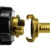 Ibc 2” s60x6 cap with geka type fittings 13mm barb ibc tanks fittings free shipping 2