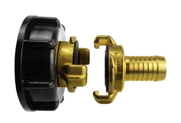 Ibc 2” s60x6 cap with geka type fittings 13mm barb ibc tanks fittings free shipping 2