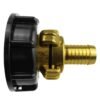 Ibc 2” s60x6 cap with geka type fittings 13mm barb ibc tanks fittings free shipping 1