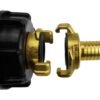 Ibc 2” s60x6 cap with geka type fittings 19mm barb – heavy duty pipe & hose fitting uk ibc tanks fittings free shipping 41
