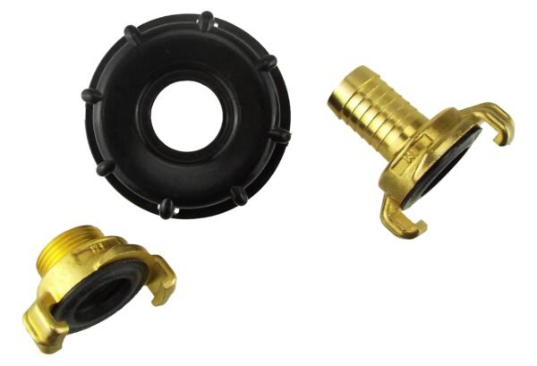 Ibc 2” s60x6 cap with geka type fittings 19mm barb – heavy duty pipe & hose fitting uk ibc tanks fittings free shipping 11