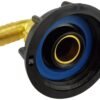 Ibc 2” s60x6 cap with geka type fittings 25mm barb swivel ibc tanks fittings free shipping 6