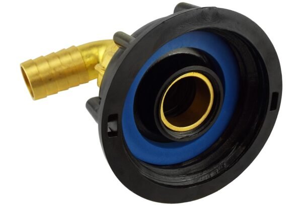 Ibc 2” s60x6 cap with geka type fittings 25mm barb swivel ibc tanks fittings free shipping 6