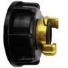 Ibc 2” s60x6 cap with ¾” bsp geka type fitting – heavy duty pipe & hose fitting uk ibc tanks fittings free shipping 25
