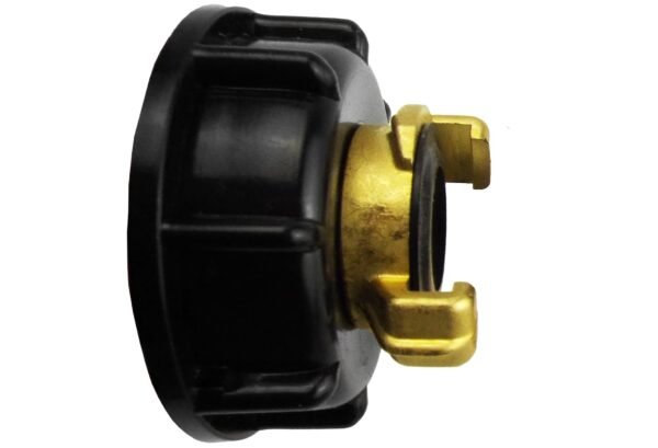 Ibc 2” s60x6 cap with ¾” bsp geka type fitting – heavy duty pipe & hose fitting uk ibc tanks fittings free shipping 5