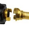 Ibc 2” s60x6 cap with geka type fittings 13mm barb swivel ibc tanks fittings free shipping 2