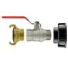 Ibc 2” s60x6 cap with bspm-f lever valve and geka type – heavy duty pipe & hose fitting uk ibc tanks fittings free shipping 31