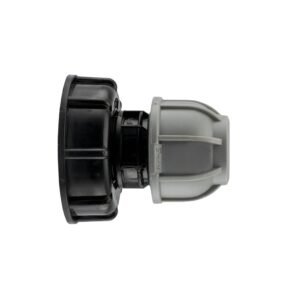 IBC 2” S60X6 Cap with 32mm MDPE Straight