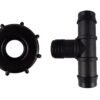 Ibc 2” s60x6 cap with 25mm barbed tee – heavy duty pipe & hose fitting uk ibc tanks fittings free shipping 19