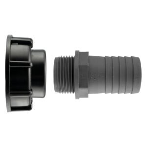 IBC 2” S60X6 Cap with 32mm Barb Straight – Heavy Duty Pipe & Hose Fitting UK IBC Tanks Fittings Free Shipping