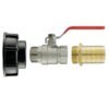 Ibc 2” s60x6 cap with lever valve and 32mm brass barb – heavy duty pipe & hose fitting uk ibc tanks fittings free shipping 23